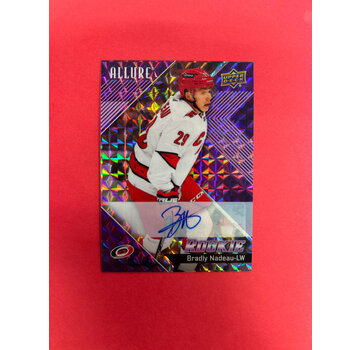 UPPER DECK 2024-25 UPPER DECK ALLURE BRADLEY NADEAU PURPLE DIAMOND AUTO /10