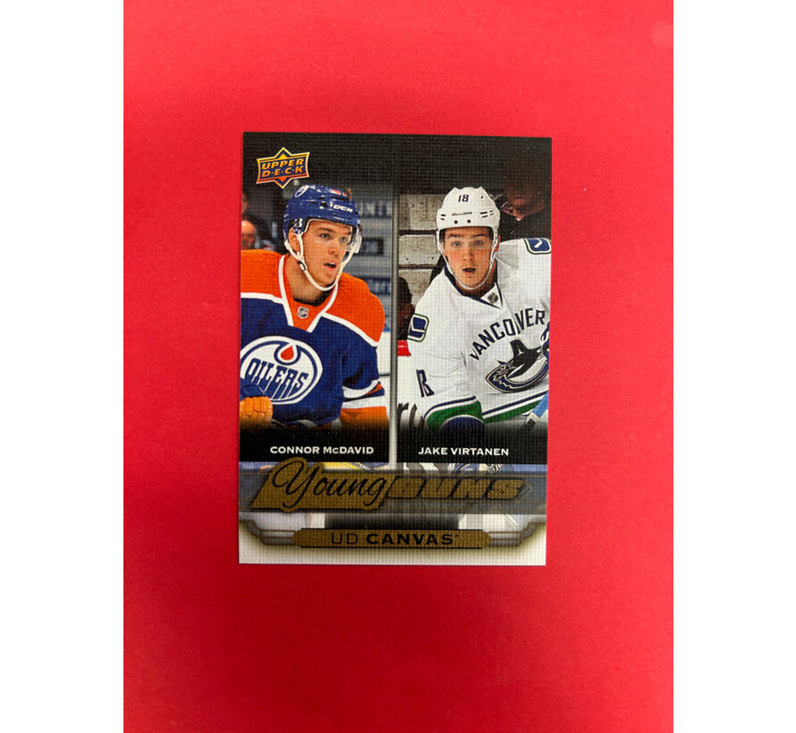 2015-16 UPPER DECK SERIES 2 MCDAVID/VIRTANEN YOUNG GUNS CANVAS CHECKLIST