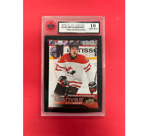 UPPER DECK 2016-17 UPPER DECK SERIES 2 MITCH MARNER PROGRAM OF EXELLENCE KSA GRADED 10