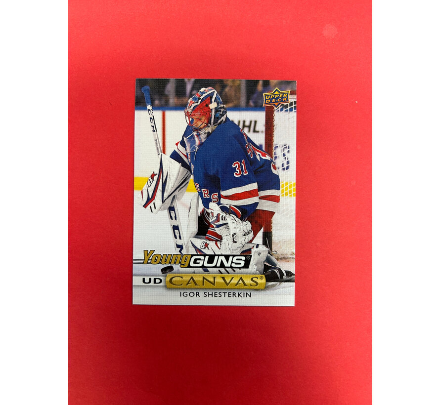 2019-20 UPPER DECK SERIES 2 IGOR SHESTERKIN YOUNG GUNS CANVAS