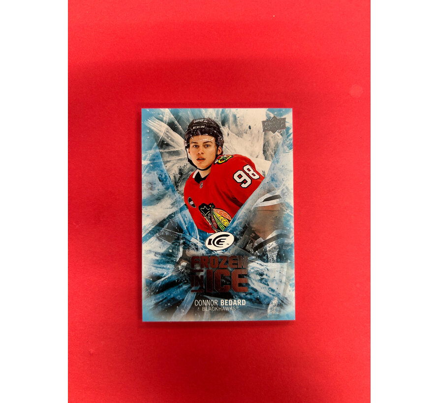 2023-24 UPPER DECK ICE CONNOR BEDARD FROZEN IN ICE ROOKIE SEALED