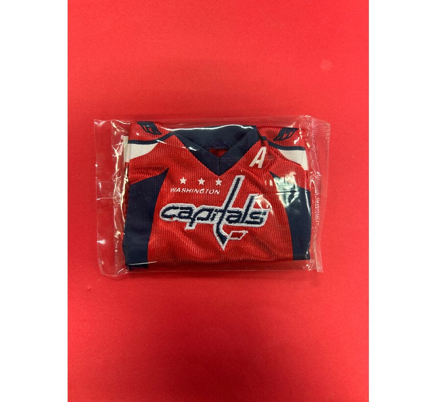 ALEX OVECHKIN HOME RED MINI JERSEY SEALED