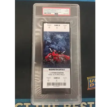 ALEX OVECHKIN 500TH GOAL TICKET STUB PSA 10 WASHINGTON CAPITALS 2016