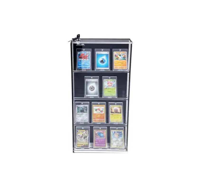 PATHER SMALL TRADING CARD DISPLAY CABINET (44108)