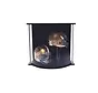 PATHER SMALL LUXURY CURVED DISPLAY CASE #77111