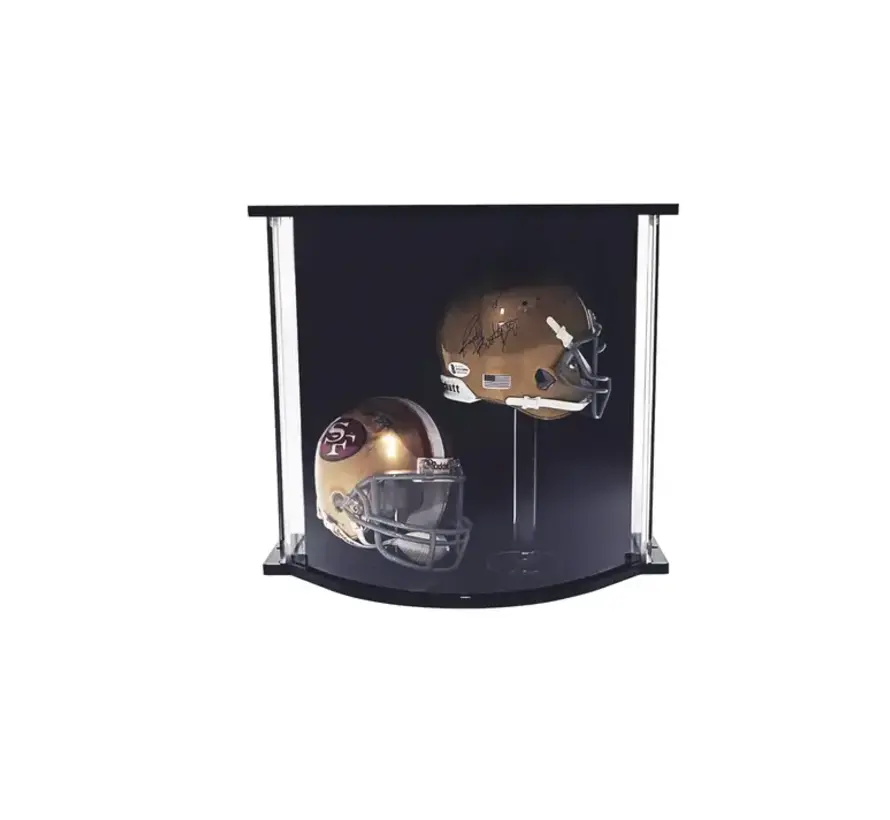 PATHER SMALL LUXURY CURVED DISPLAY CASE #77111