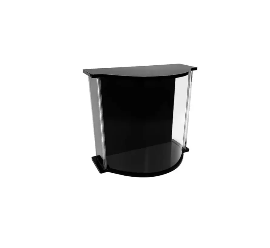 PATHER SMALL LUXURY CURVED DISPLAY CASE #77111