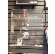 PATHER PATHER LARGE TRADING CARD CABINET W CLEAR BACK (#44101)