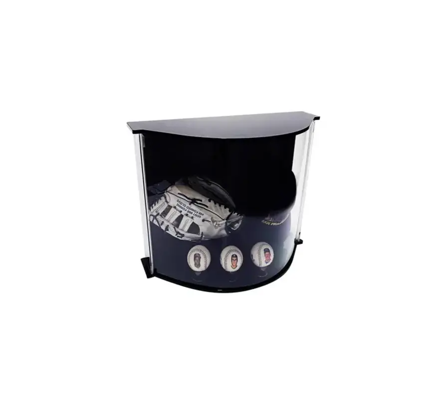 PATHER MEDIUM LUXURY SINGLE CURVED DISPLAY CASE #77112