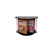 PATHER PATHER LARGE LUXURY CURVED DISPLAY CASE #77113