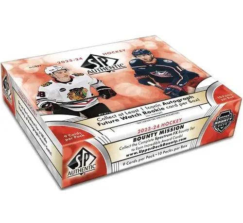 UPPER DECK 2023-24 UPPER DECK SP AUTHENTIC HOCKEY HOBBY BOX