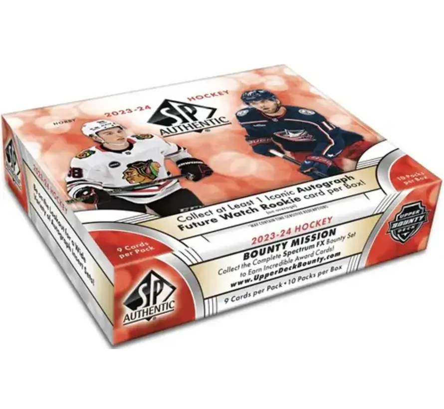 2023-24 UPPER DECK SP AUTHENTIC HOCKEY HOBBY BOX