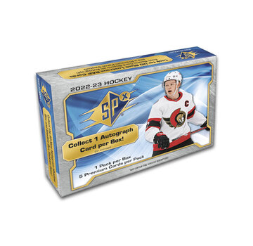 UPPER DECK 2022-23 UPPER DECK SPX HOCKEY HOBBY BOX