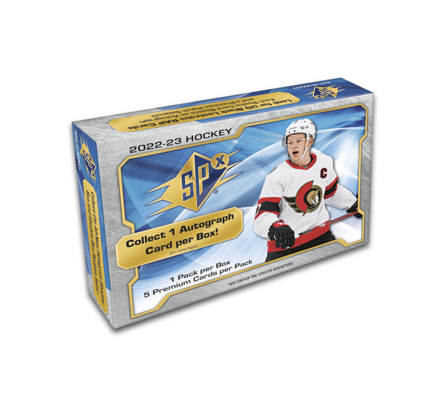 2022-23 UPPER DECK SPX HOCKEY HOBBY BOX