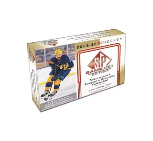 UPPER DECK 2022-23 UPPER DECK SP GAME USED HOCKEY HOBBY BOX