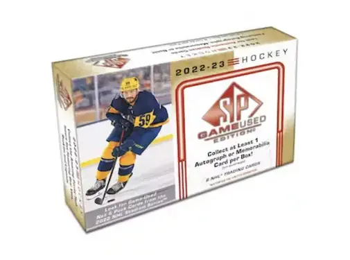 UPPER DECK 2022-23 UPPER DECK SP GAME USED HOCKEY HOBBY BOX