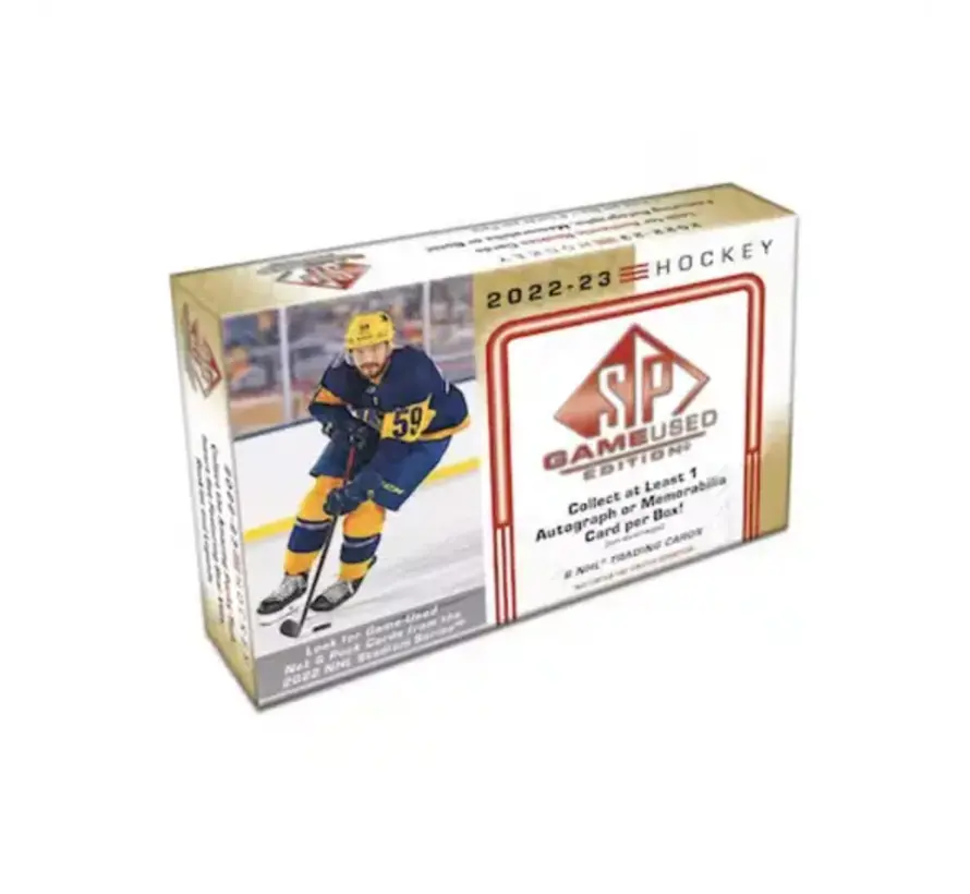 2022-23 UPPER DECK SP GAME USED HOCKEY HOBBY BOX