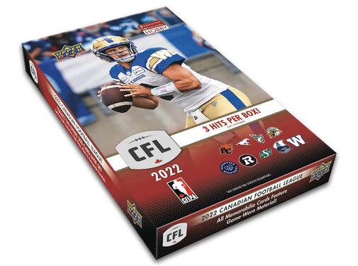 UPPER DECK 2022 UPPER DECK CFL FOOTBALL HOBBY BOX