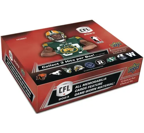 UPPER DECK 2023 UPPER DECK CFL FOOTBALL HOBBY BOX
