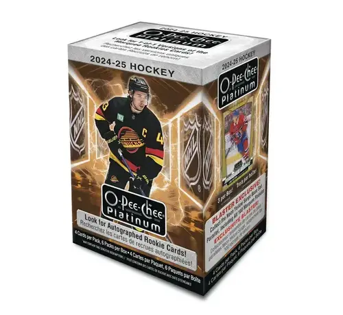 UPPER DECK 2024-25 UPPER DECK OPC PLATINUM HOCKEY BLASTER BOX