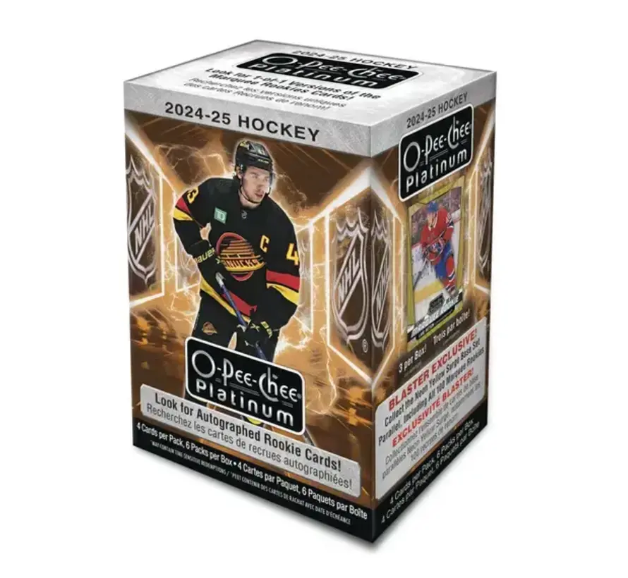 2024-25 UPPER DECK OPC PLATINUM HOCKEY BLASTER BOX
