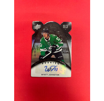 UPPER DECK 2022-23 UPPER DECK SPX WYATT JOHNSTON HOLOGRAPHS ROOKIES AUTO /49
