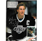 BECKETT WAYNE GRETZKY AUTOGRAPHED 1990 BECKETT MAGAZINE WITH JSA L.O.A.