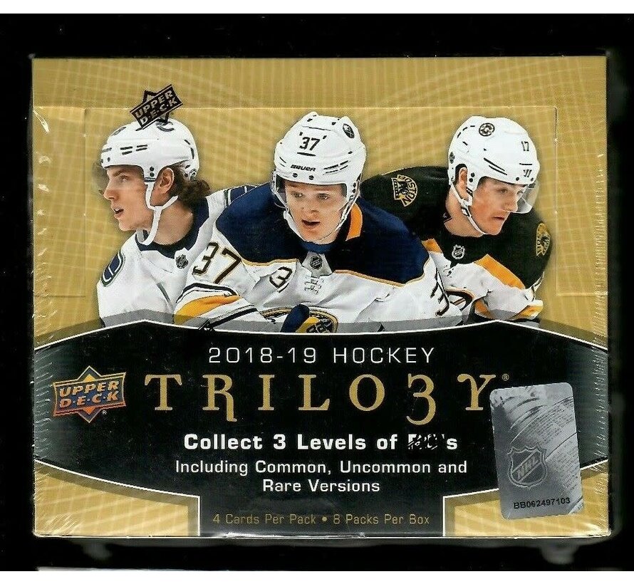 2018-19 UPPER DECK TRILOGY HOCKEY HOBBY BOX