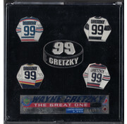 WAYNE GRETZKY AUTHENTIC WAYNE GRETZKY COMMEMORATIVE PIN SET /9999 SEALED