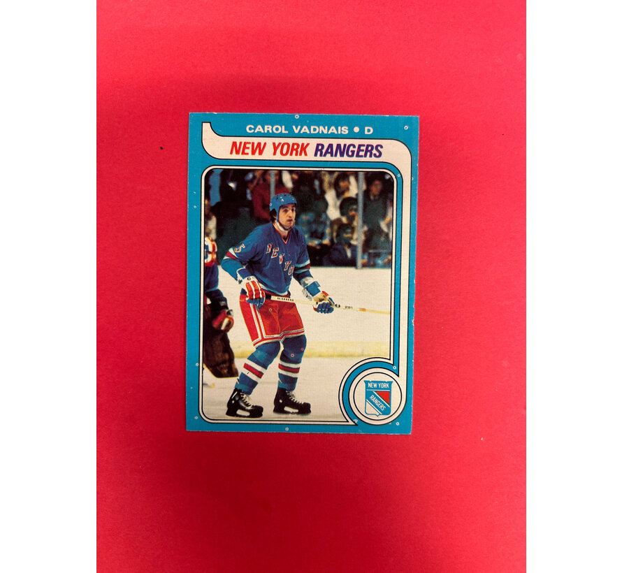 1979-80 O-PEE-CHEE CAROL VANDAIS RARE BLUE BACK MISPRINT