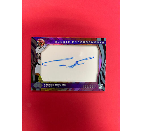 PANINI 2023 PANINI ILLUSIONS CHASE BROWN ROOKIE ENDORSMENTS AUTO /334
