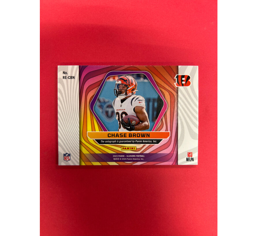 2023 PANINI ILLUSIONS CHASE BROWN ROOKIE ENDORSMENTS AUTO /334