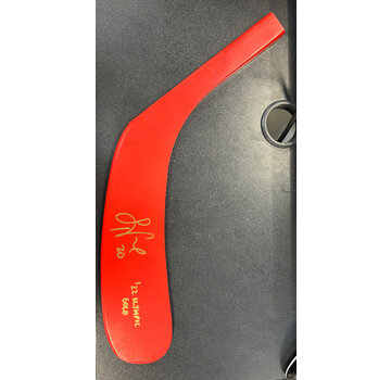 PWHL SARAH NURSE SIGNED STICK BLADE INSCRIBED "'22 OLYMPIC GOLD"
