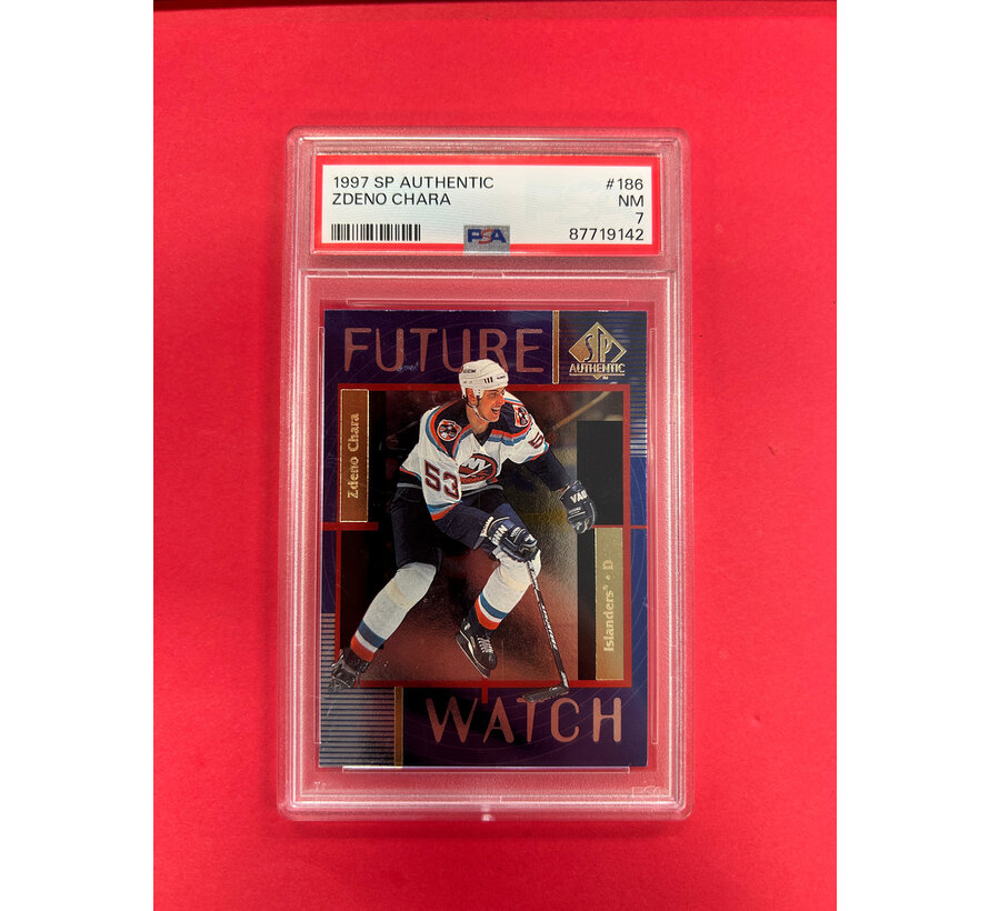1997 SP AUTHENTIC ZDENO CHARA FUTURE WATCH PSA GRADED 7