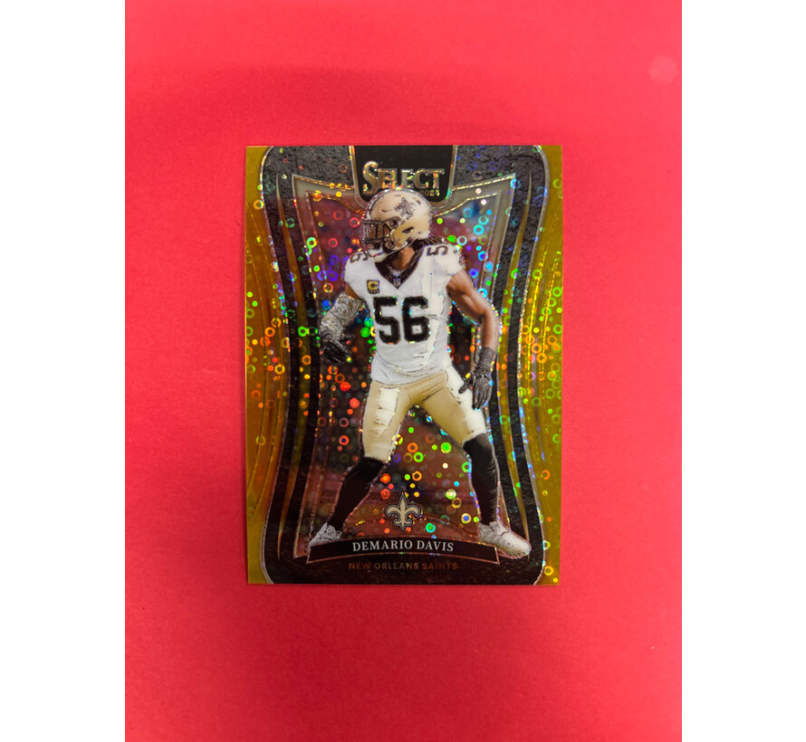 2024 PANINI SELECT DEMARIO DAVIS SUITE LEVEL GOLD DISCO /10