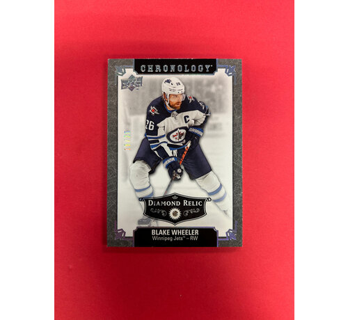 UPPER DECK 2019-20 UPPER DECK CHRONOLOGY BLAKE WHEELER DIAMOND RELICS /36