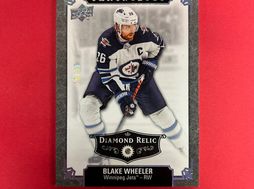 UPPER DECK 2019-20 UPPER DECK CHRONOLOGY BLAKE WHEELER DIAMOND RELICS /36