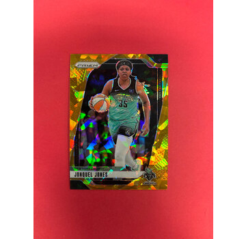 PANINI 2024 PANINI PRIZM WNBA JONQUEL JONES GOLD CRACKED ICE /10