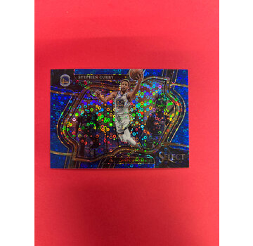 PANINI 2022-23 PANINI SELECT STEPHEN CURRY COURTSIDE BLUE DISCO /25