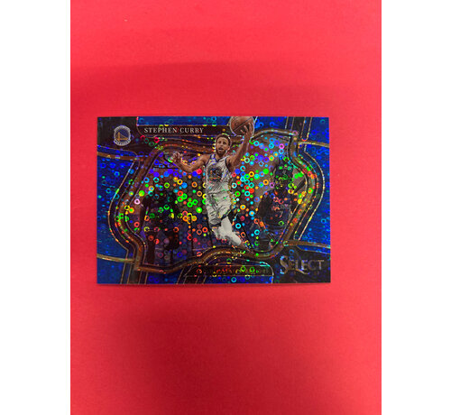 PANINI 2022-23 PANINI SELECT STEPHEN CURRY COURTSIDE BLUE DISCO /25