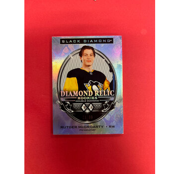 UPPER DECK 2024-25 UPPER DECK BLACK DIAMOND RUTGER MCGROARTY DIAMOND RELIC ROOKIES DOUBLE DIAMOND /99