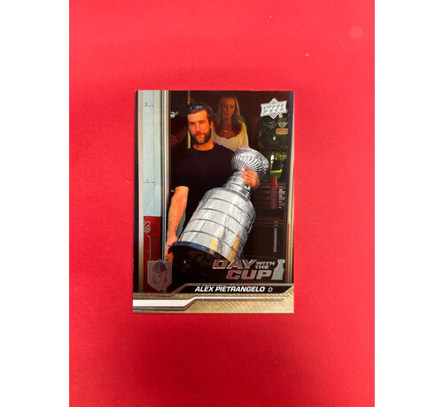 UPPER DECK 2023-24 UPPER DECK EXTENDED SERIES ALEX PIETRANGELO DAY WITH THE CUP