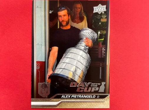 UPPER DECK 2023-24 UPPER DECK EXTENDED SERIES ALEX PIETRANGELO DAY WITH THE CUP