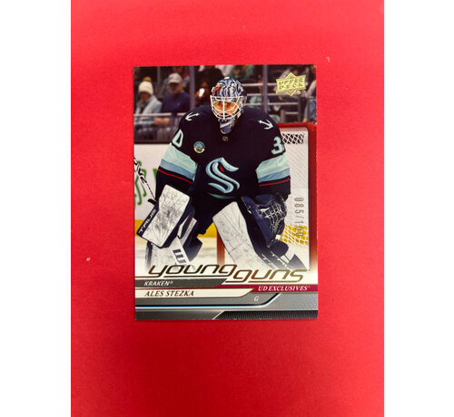 UPPER DECK 2024-25 UPPER DECK EXTENDED SERIES ALES STEZKA YOUNG GUNS EXCLUSIVES /100