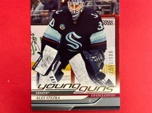 UPPER DECK 2024-25 UPPER DECK EXTENDED SERIES ALES STEZKA YOUNG GUNS EXCLUSIVES /100