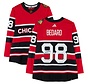 CONNOR BEDARD AUTOGRAPHED BLACKHAWKS REVERSE RETRO JERSEY