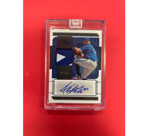 PANINI 2022 PANINI THREE AND TWO BASEBALL ALEK MAHOAH PATCH AUTO /32 SEALED