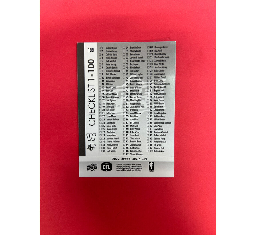 2022 UPPER DECL CFL ZACH COLLAROS NATHAN ROURKE DUAL AUTOGRAPH