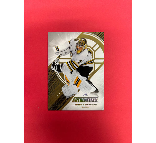 UPPER DECK 2024-25 UPPER DECK CREDENTIALS JEREMY SWAYMAN GOLD /5