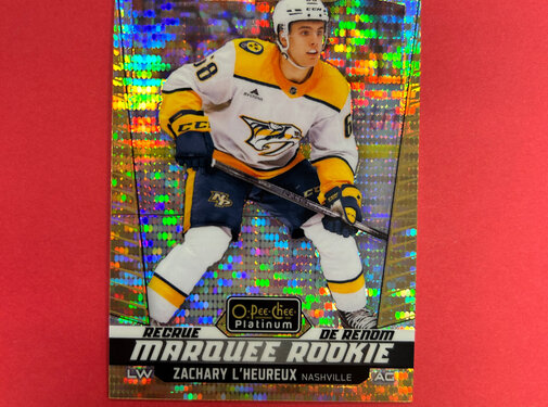 UPPER DECK 2024-25 OPC PLATINUM ZACHARY L'HEUREUX SEISMIC GOLD MARQUEE ROOKIE /50